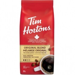 밴쿠버비타민,Tim Hortons Original Coffee, Fine Grind Bag, Medium Roast, 300g 