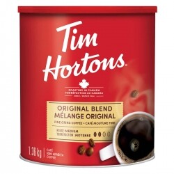 밴쿠버비타민,Tim Hortons Original Coffee, Fine Grind, Medium Roast, 1.36kg(1360g) 